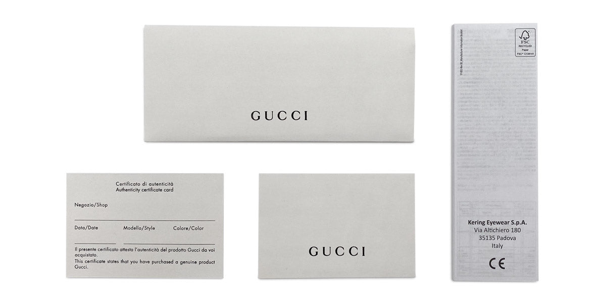 Gucci™ GG1273O 002 56 - هافانا/ذهبي