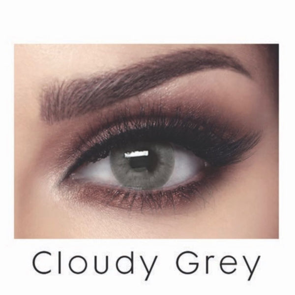 Bella Cloudy Gray Contact Lenses - Pack of 2 - Monthly