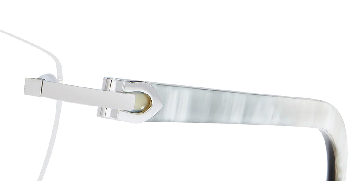 Cartier™ CT0046O 002 53 - Silver/White Décor C