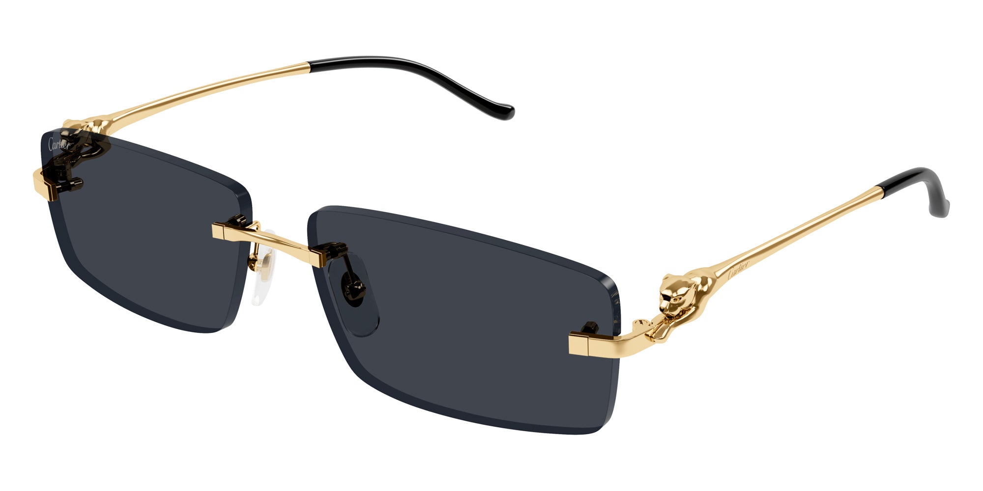 CARTIER SUNGLASSES - CT0430S 001 58 - Gold Panthère De Cartier