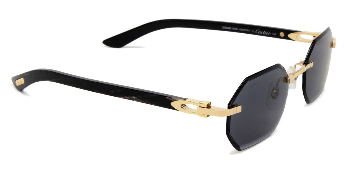 Cartier™ CT0439S 001 54 - Gold/Black C Décor