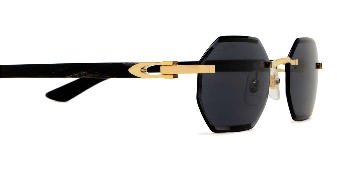 Cartier™ CT0439S 001 54 - Gold/Black C Décor