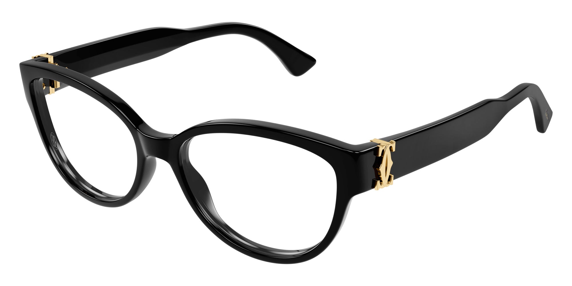 Cartier™ CT0450O 001 54 - Black C Décor