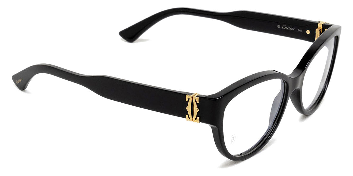 Cartier™ CT0450O 001 54 - Black C Décor