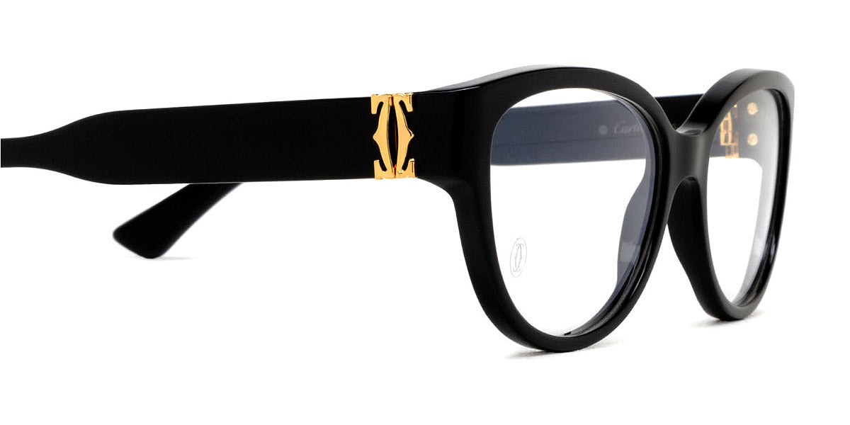 Cartier™ CT0450O 001 54 - Black C Décor