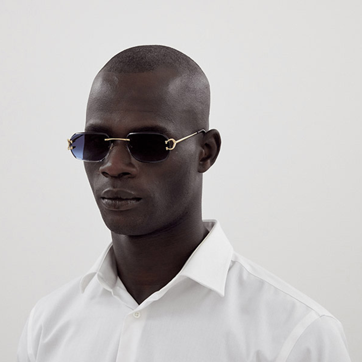 CARTIER SUNGLASSES - CT0468S 004 58 - Gold Signature C de Cartier