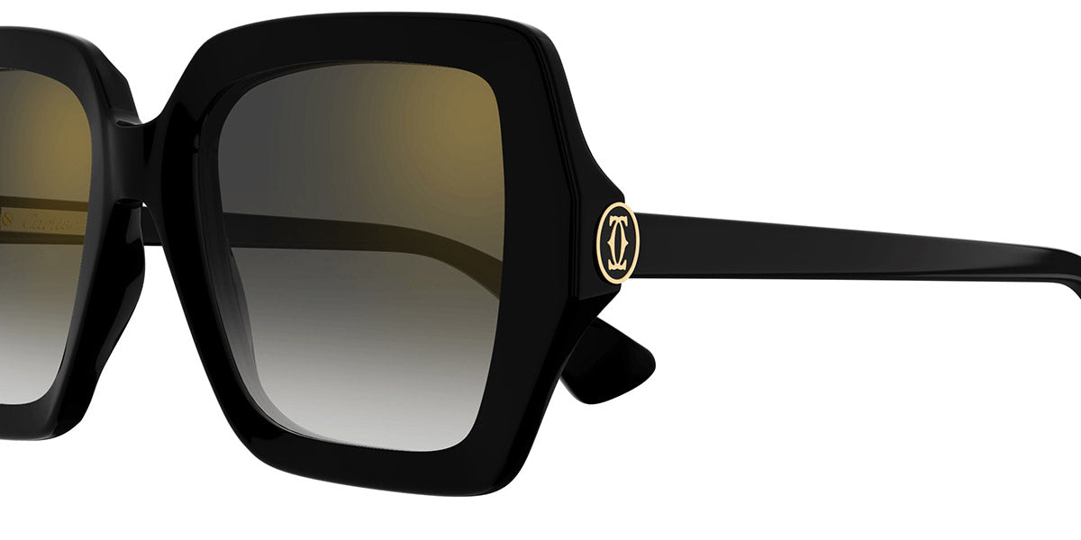 Cartier™ CT0507S 001 54 - Black C Décor