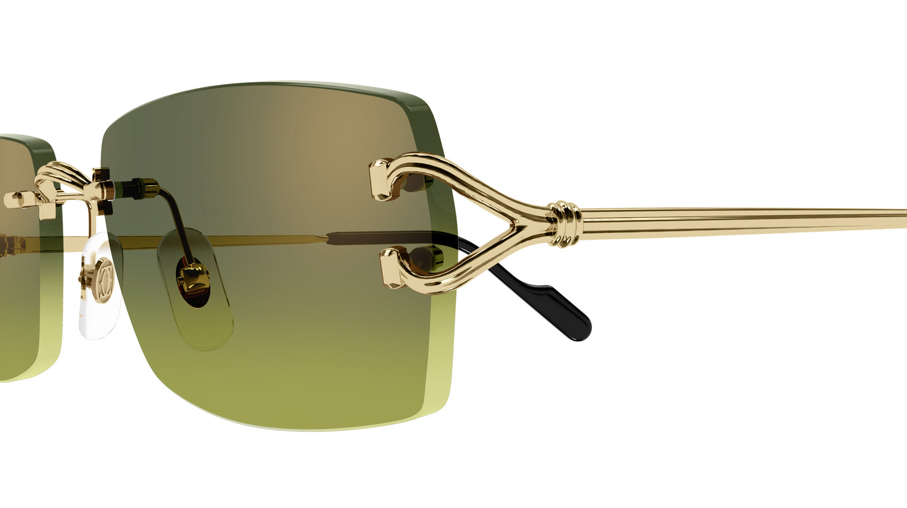 CARTIER SUNGLASSES - CT0550S 006 56 - Gold Signature C de Cartier