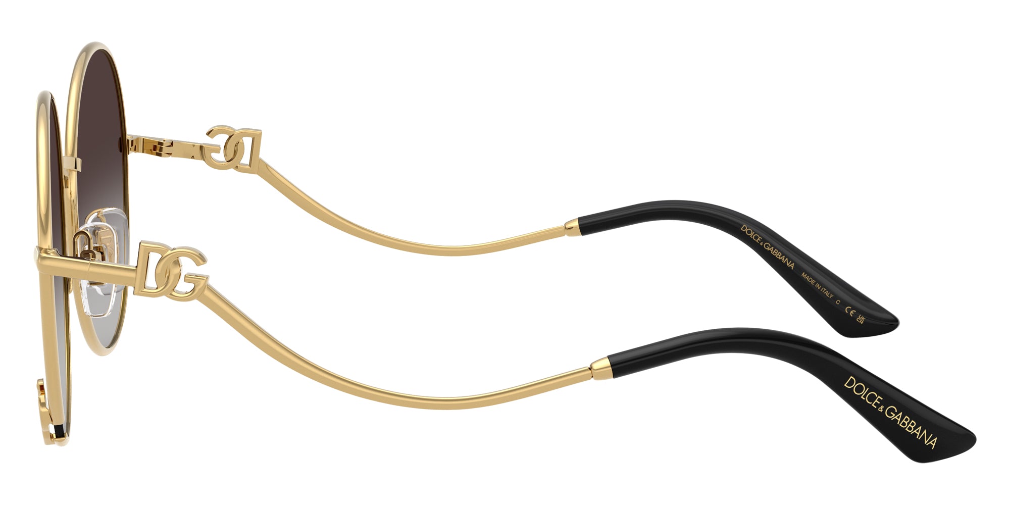 DOLCE & GABBANA SUNGLASSES - DG2324 02/8G 56 - Gold