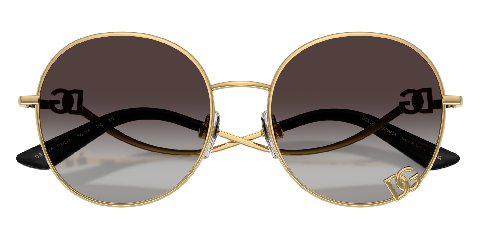 DOLCE & GABBANA SUNGLASSES - DG2324 02/8G 56 - Gold