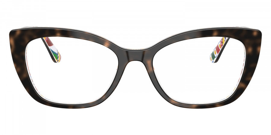 DOLCE & GABBANA™ DG3398 3217 54 - Havana on White Barrow