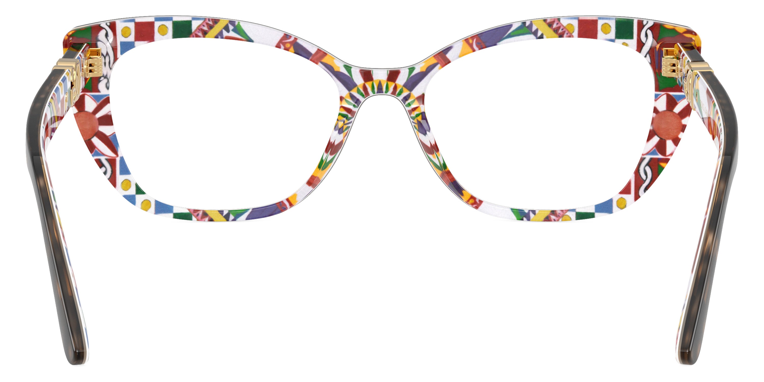 DOLCE & GABBANA EYEGLASSES - DG3398 3217 54 - Havana on White Barrow