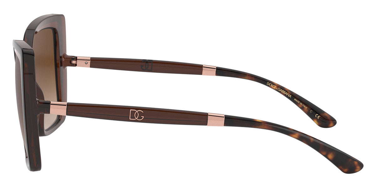 Dolce & Gabbana™ Line DG6138 318513 55 - Havana on Transparent Brown