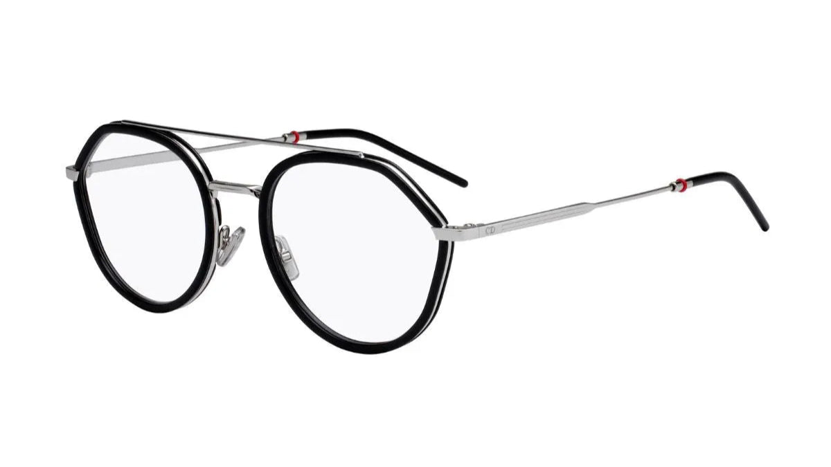 DIOR EYEGLASSES - BLACK 260F CSA 52