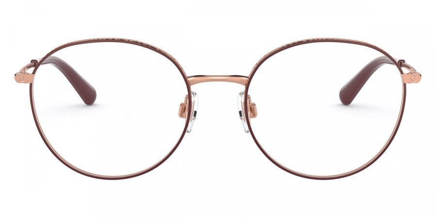DOLCE & GABBANA EYEGLASSES - DG1322 1333 53 - Pink Gold/Bordeaux