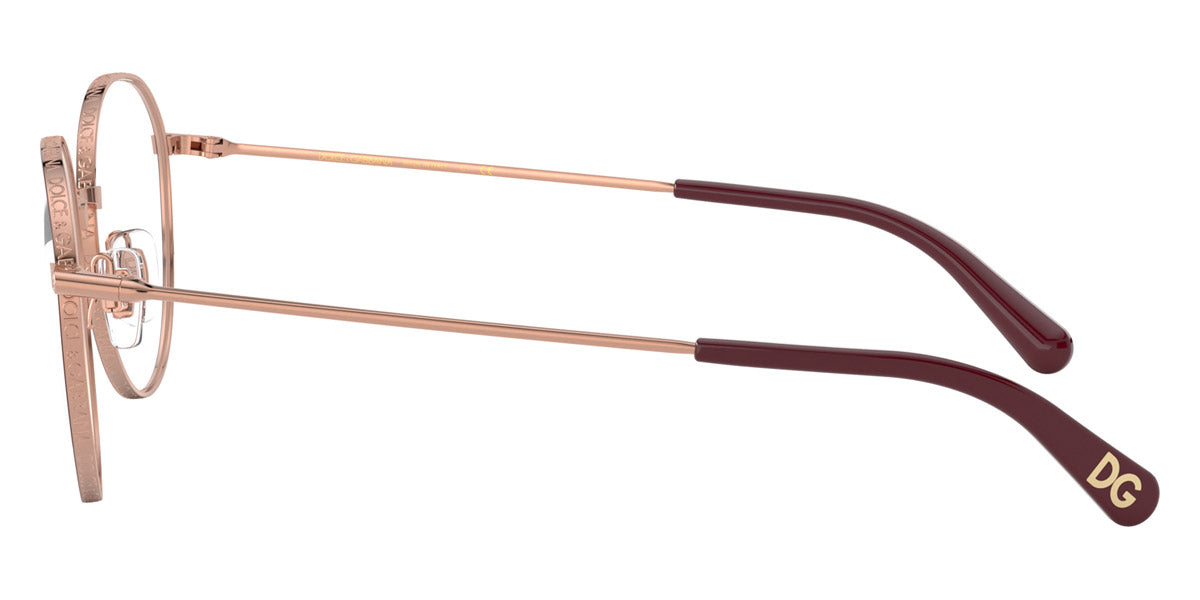 DOLCE & GABBANA EYEGLASSES - DG1322 1333 53 - Pink Gold/Bordeaux
