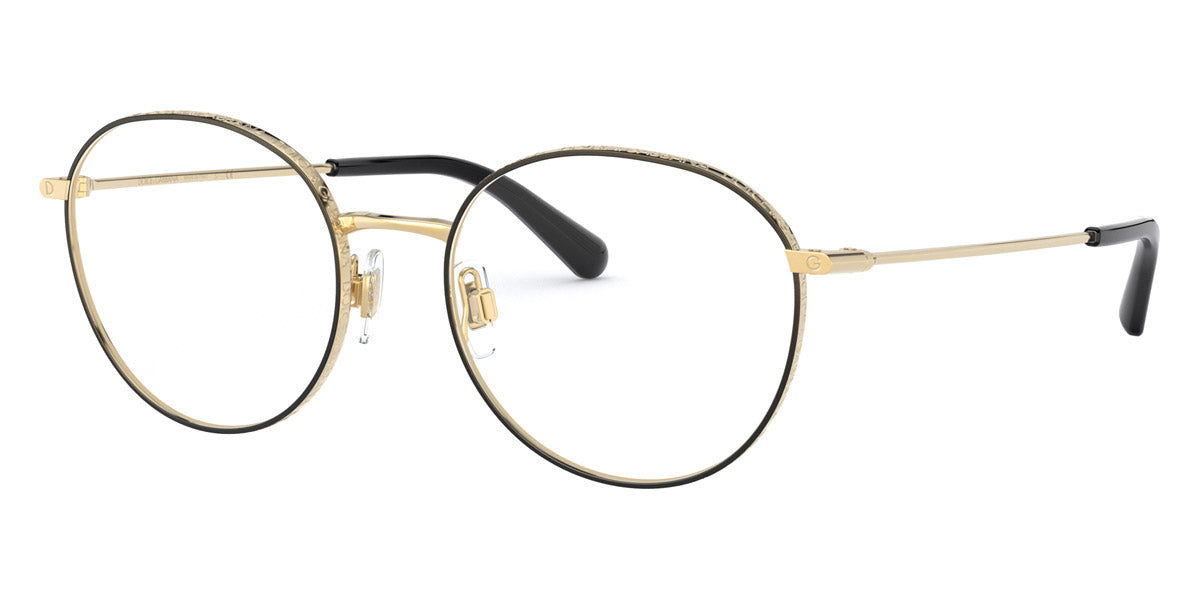 DOLCE & GABBANA EYEGLASSES - DG1322 1334 53 - Gold/Black