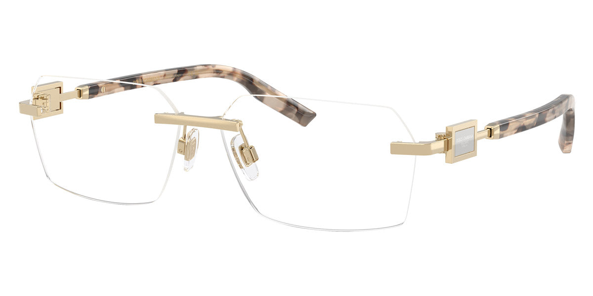 DOLCE & GABBANA EYEGLASSES - DG1361 488 60 - Pale Gold
