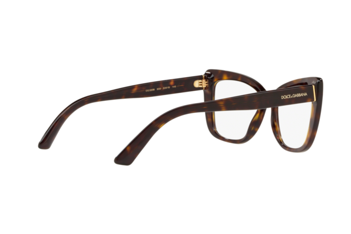 DOLCE & GABBANA EYEGLASSES - DG3308 502 53