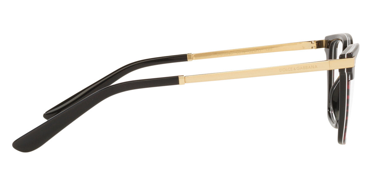 DOLCE & GABBANA EYEGLASSES - DG3345 3319 52 - Black/Leo Pink