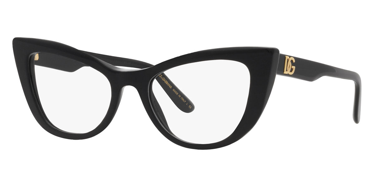 DOLCE & GABBANA EYEGLASSES - DG3354 501 52 - Black