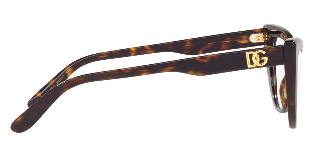 DOLCE & GABBANA EYEGLASSES - DG3354 502 52 - Havana