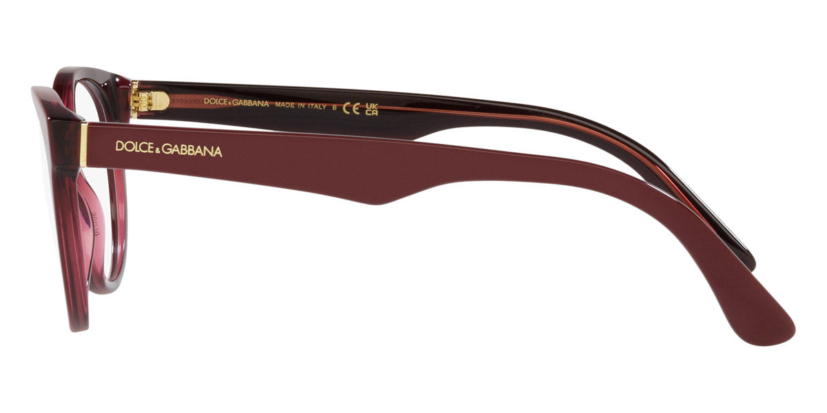 DOLCE & GABBANA EYEGLASSES - DG3361 3247 48 - Bordeaux/Transparent Bordeaux