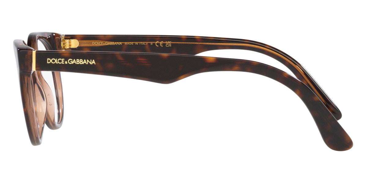 DOLCE & GABBANA EYEGLASSES - DG3361 3256 48 - Havana/Transparent Brown