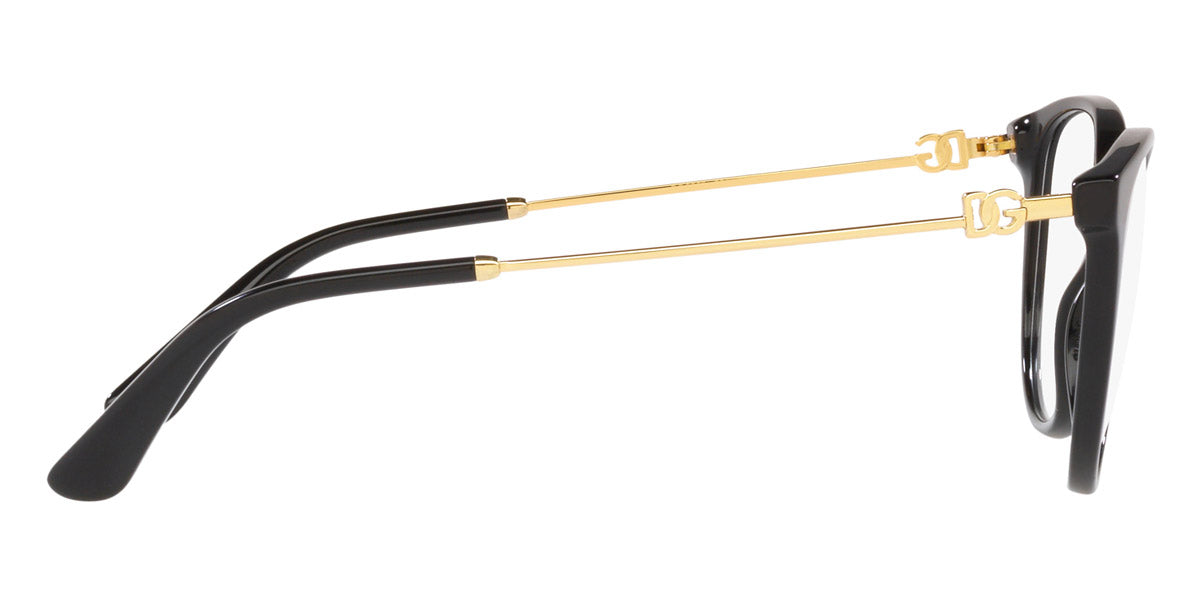 DOLCE & GABBANA EYEGLASSES - DG3363 501 52 - Black