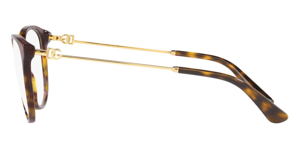 DOLCE & GABBANA EYEGLASSES - DG3363 502 52 - Havana