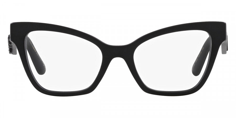 DOLCE & GABBANA EYEGLASSES - DG3369 2525 52 - Matte Black