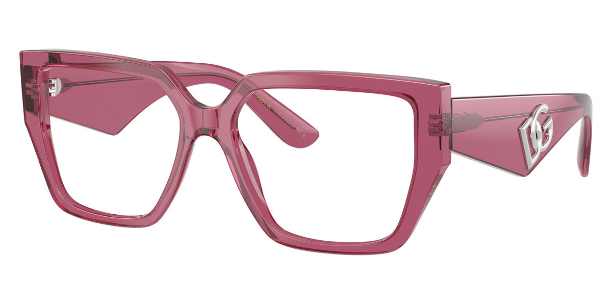 DOLCE & GABBANA EYEGLASSES - DG3373 3211 53 - Transparent Bordeaux