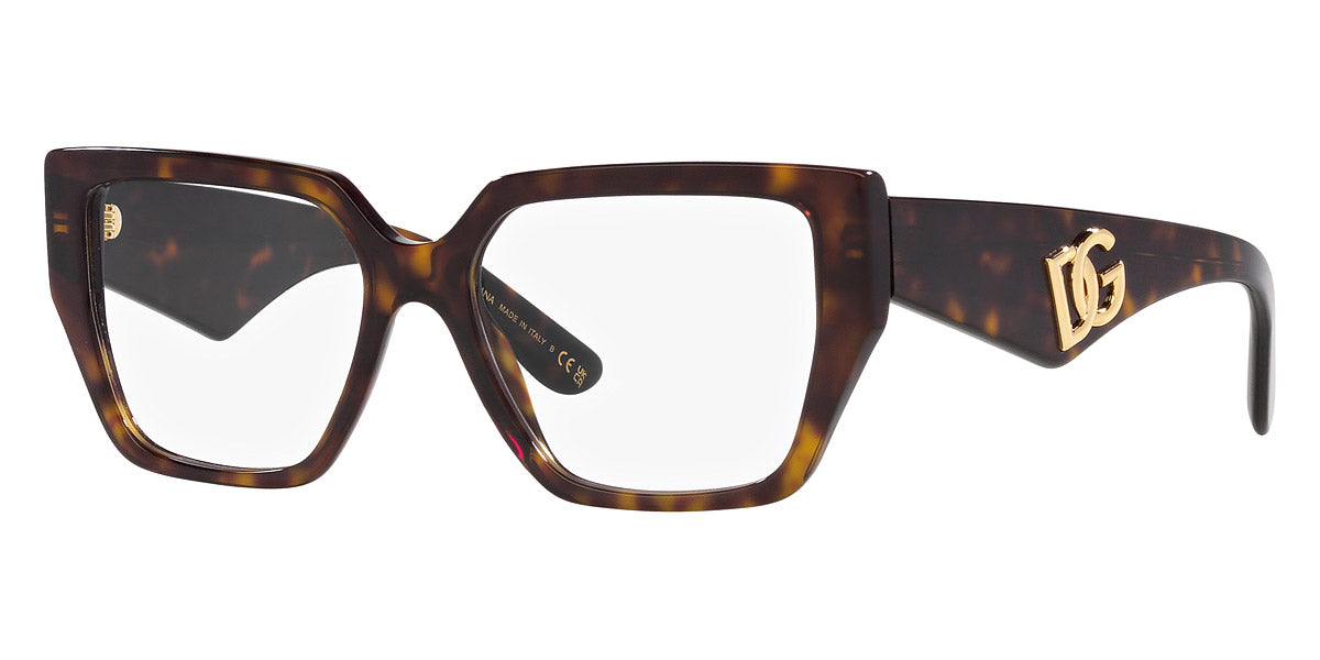 DOLCE & GABBANA EYEGLASSES - DG3373 502 55 - Havana