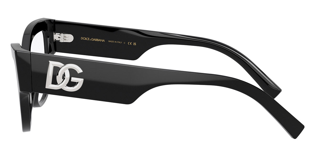 DOLCE & GABBANA EYEGLASSES - DG3378 501 55 - Black