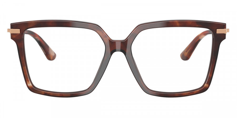 DOLCE & GABBANA EYEGLASSES - DG3397 3222 54 - Havana/Rose Gold