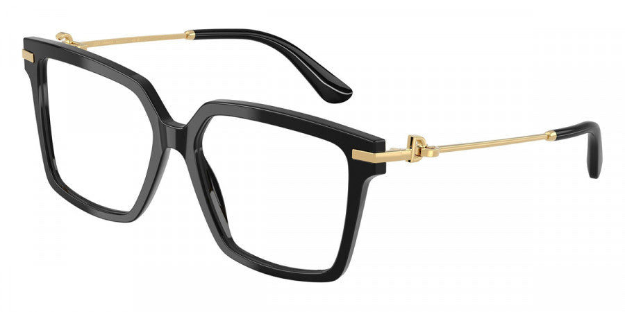 DOLCE & GABBANA EYEGLASSES - DG3397 501 54 - Black/Gold