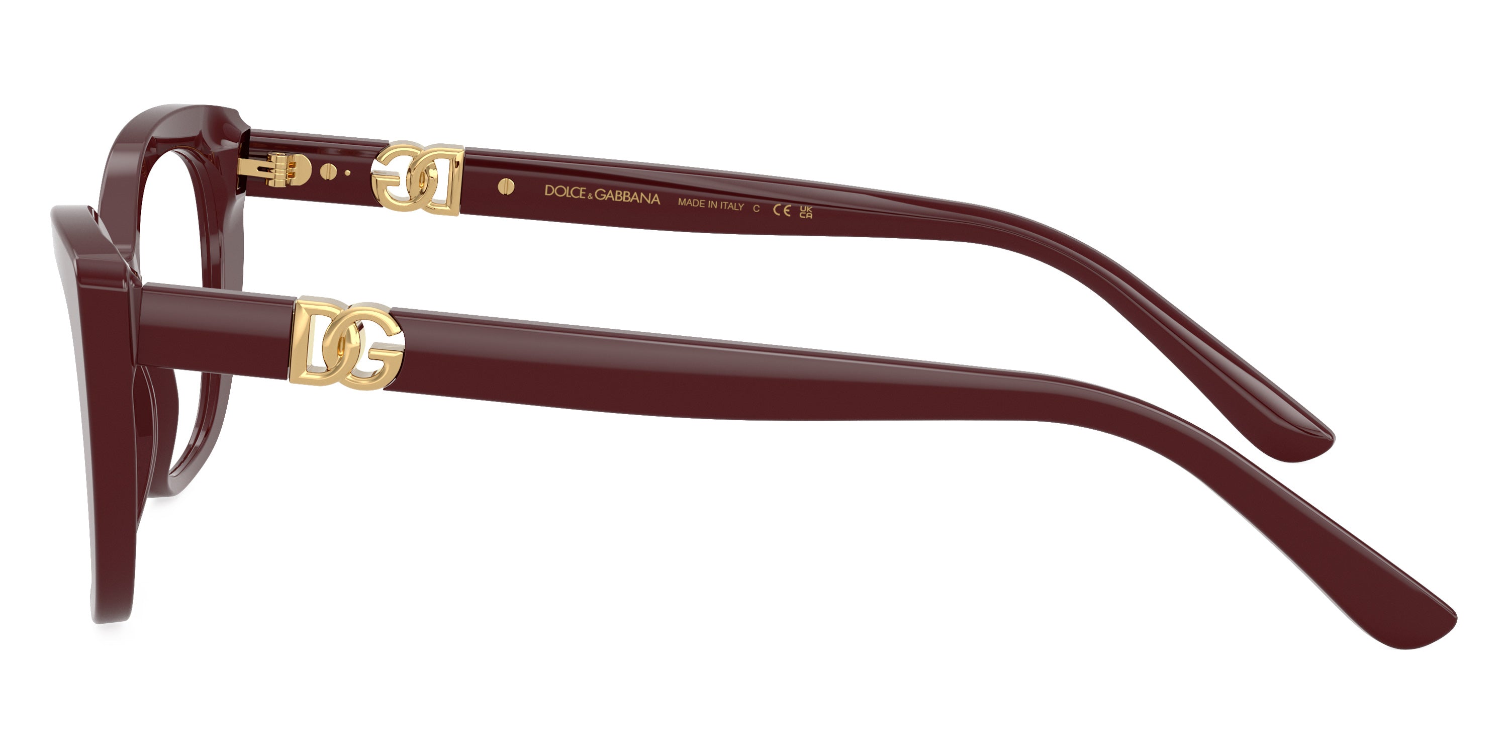 DOLCE & GABBANA EYEGLASSES - DG3398 3091 52 - Bordeaux