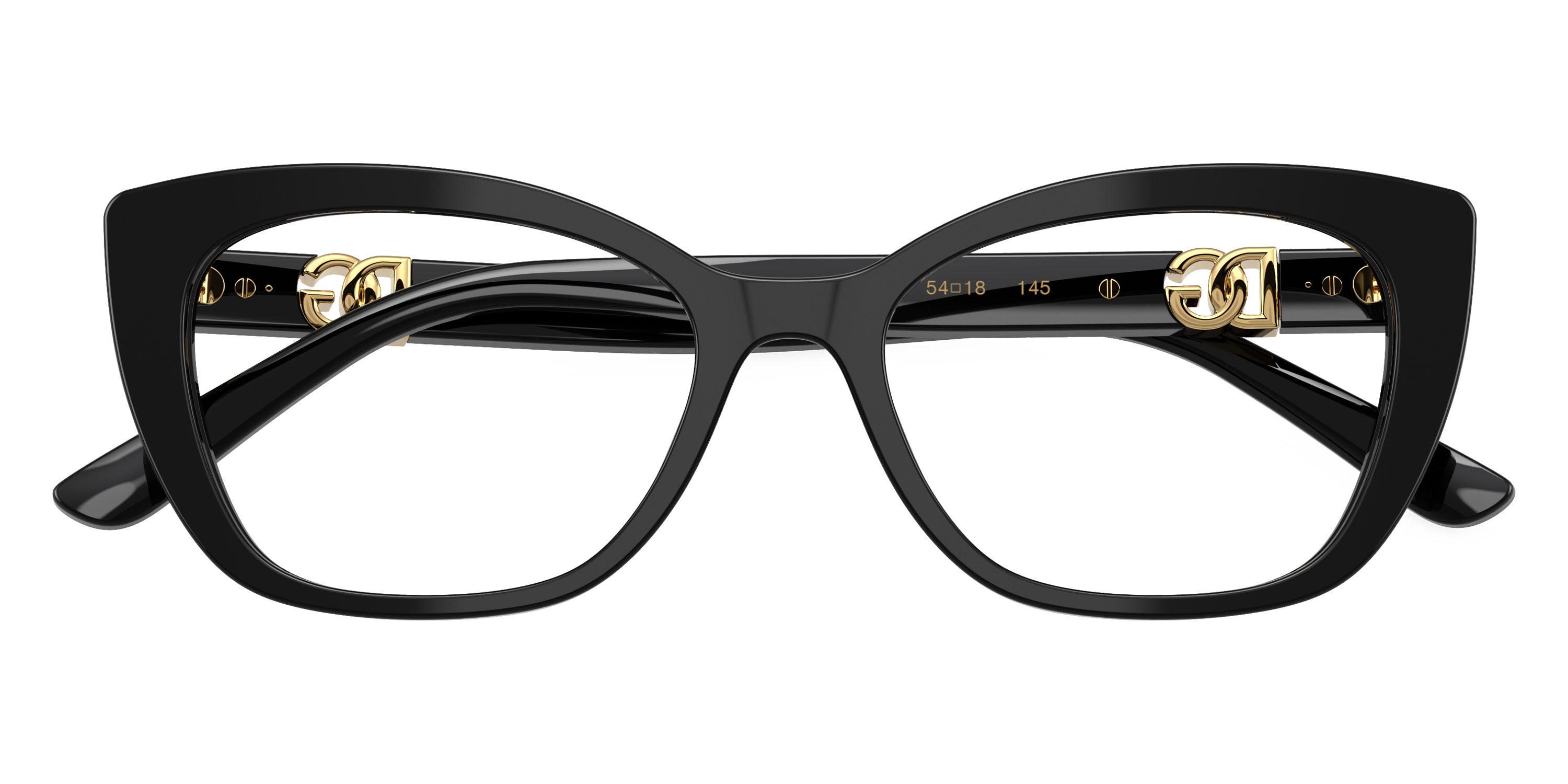 DOLCE & GABBANA EYEGLASSES - DG3398 501 54 - Black