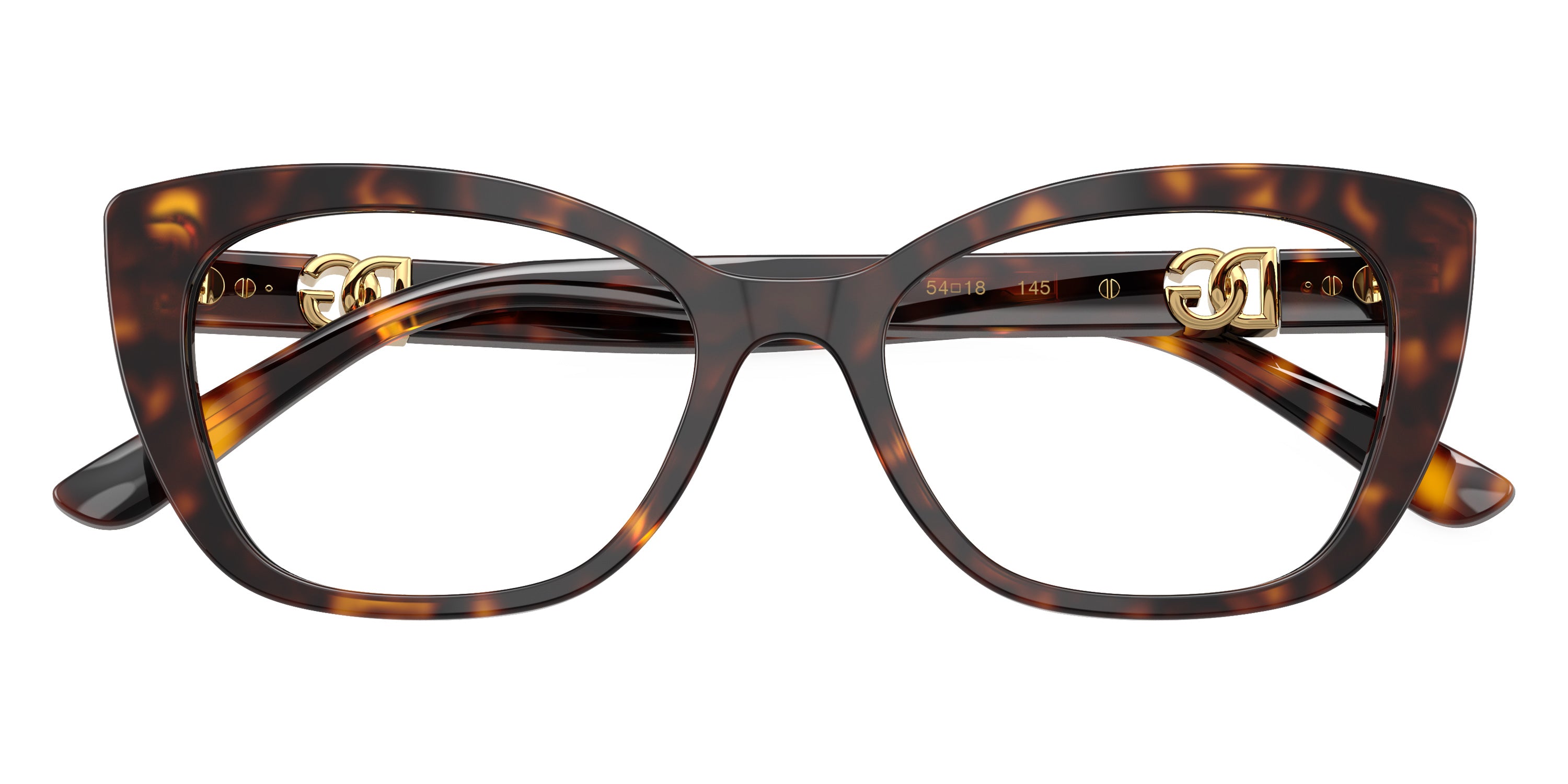 DOLCE & GABBANA EYEGLASSES - DG3398 502 54 - Havana