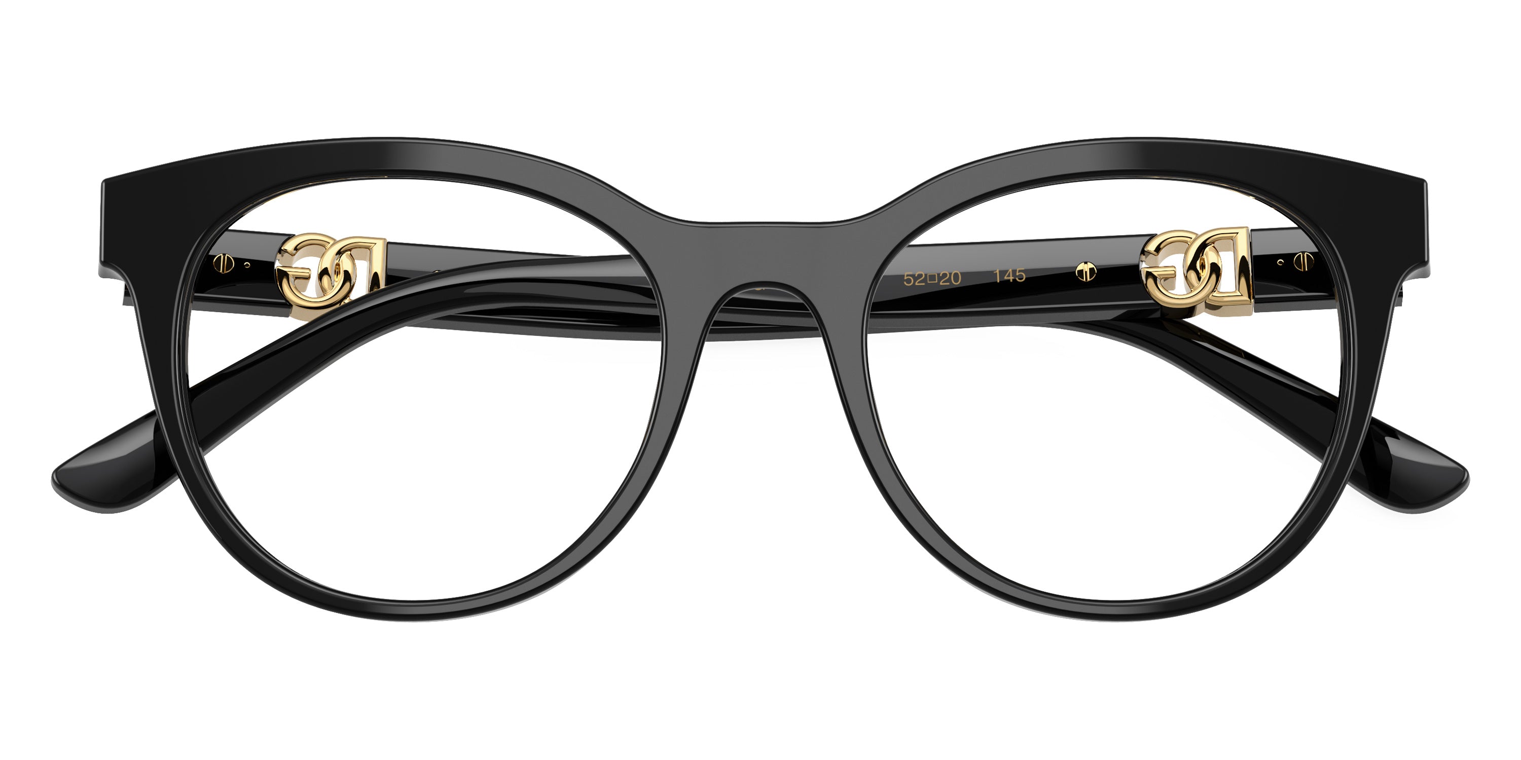 DOLCE & GABBANA EYEGLASSES - DG3399 501 52 - Black