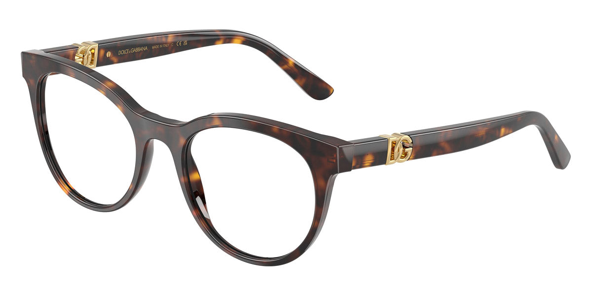 DOLCE & GABBANA EYEGLASSES - DG3399 502 52 - Havana