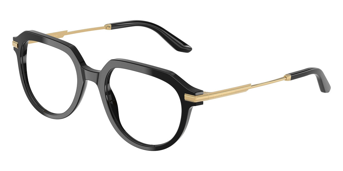 DOLCE & GABBANA EYEGLASSES - DG3402 501 52 - Black/Gold