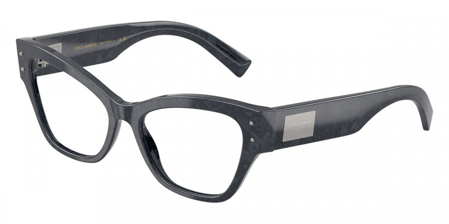 DOLCE & GABBANA EYEGLASSES - DG3404 3441 52 - Gray Lace