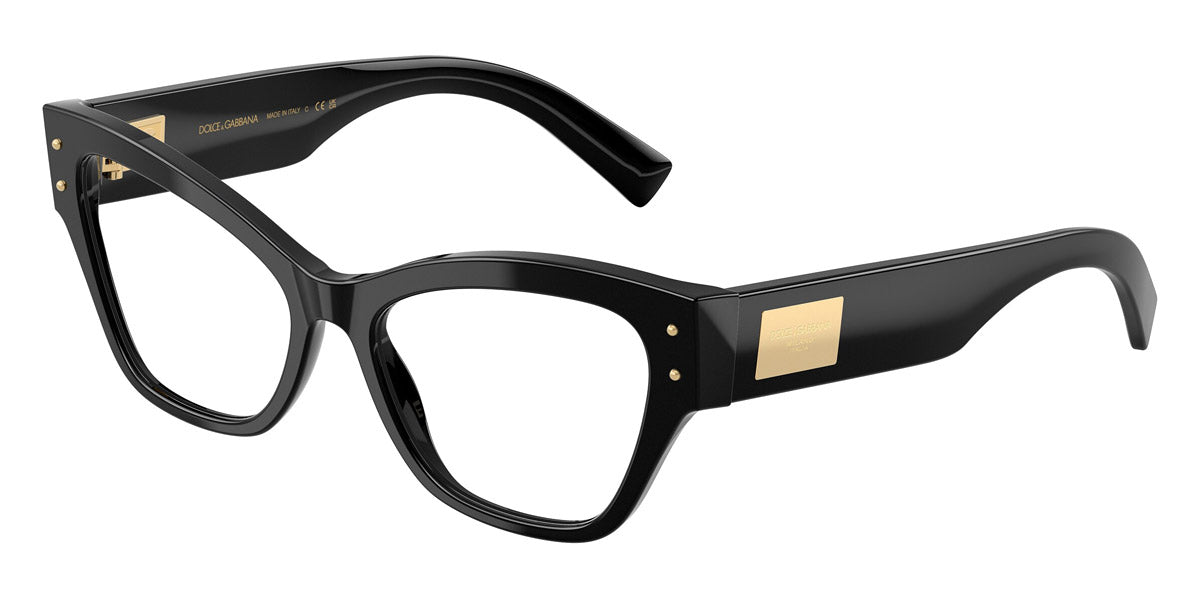 DOLCE & GABBANA EYEGLASSES - DG3404 501 54 - Black