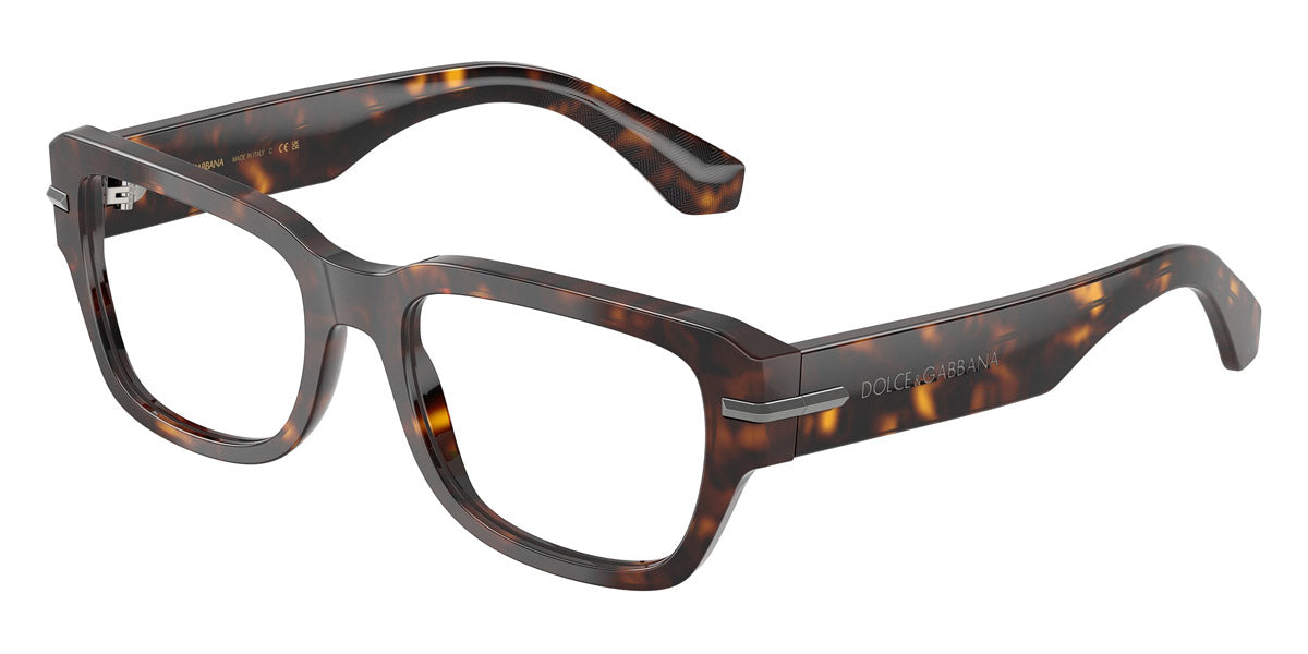 DOLCE & GABBANA EYEGLASSES - DG3408 502 52 - Havana