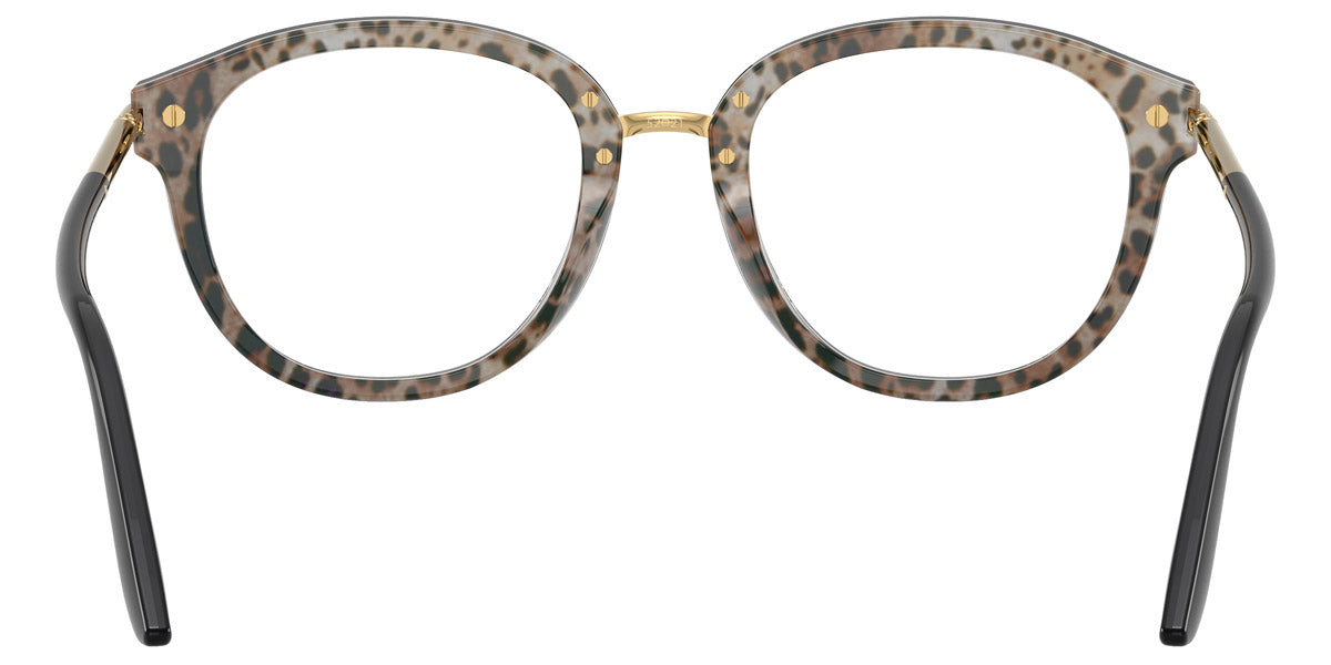 DOLCE & GABBANA EYEGLASSES - DG3410 3299 52 - Top Black on Leo/Gold