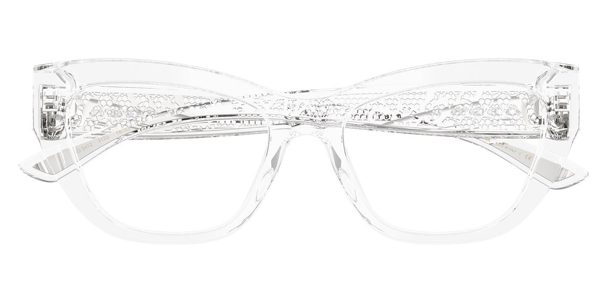 DOLCE & GABBANA EYEGLASSES - DG3412 3133 53 - Crystal/Silver