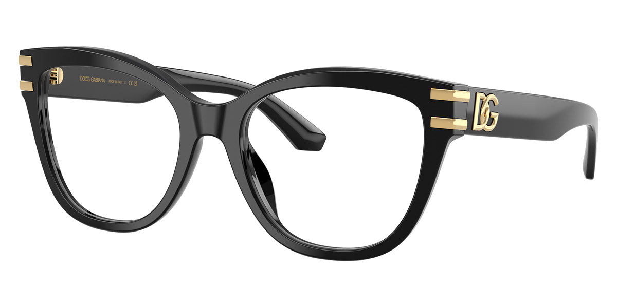 DOLCE & GABBANA EYEGLASSES - DG3418 501 55 - Black