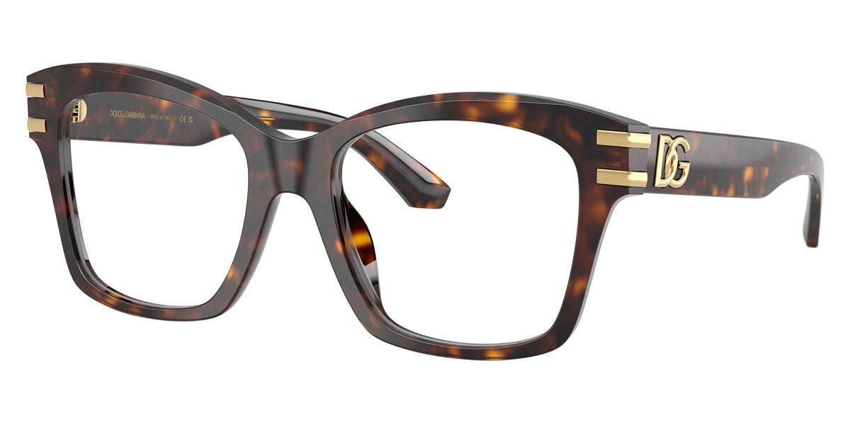 DOLCE & GABBANA EYEGLASSES - DG3419 502 54 - Havana
