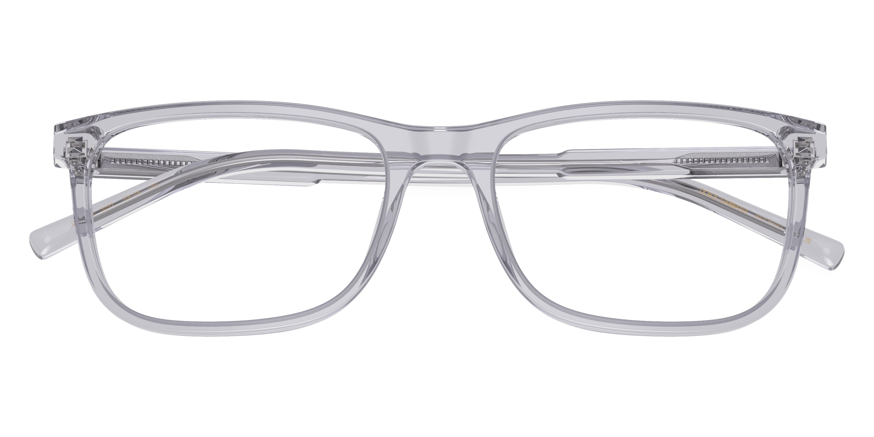 DOLCE & GABBANA EYEGLASSES - DG3427 3291 55 - Transparent Gray